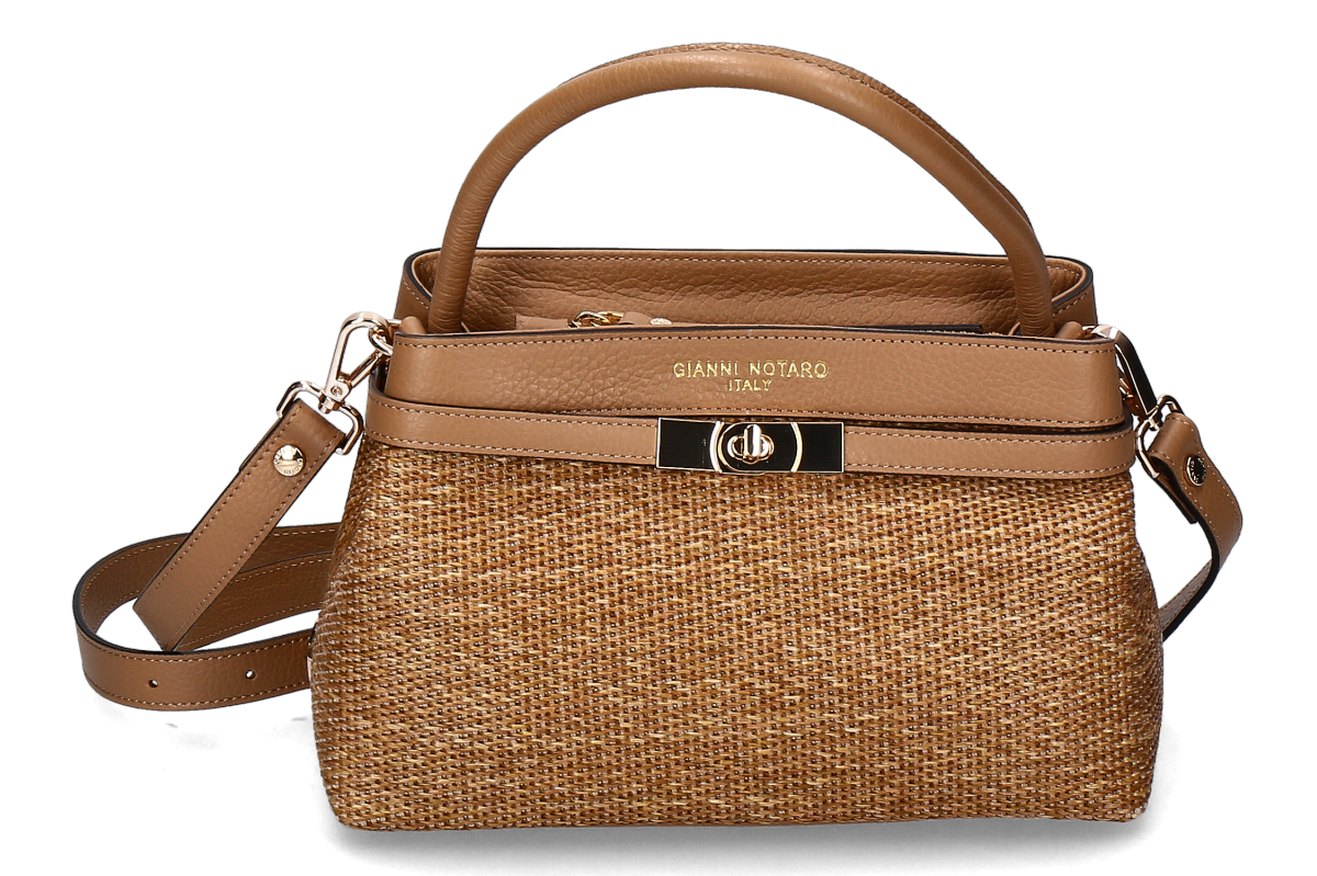 Gianni Notaro Handtasche- nat camel/ nussbraun