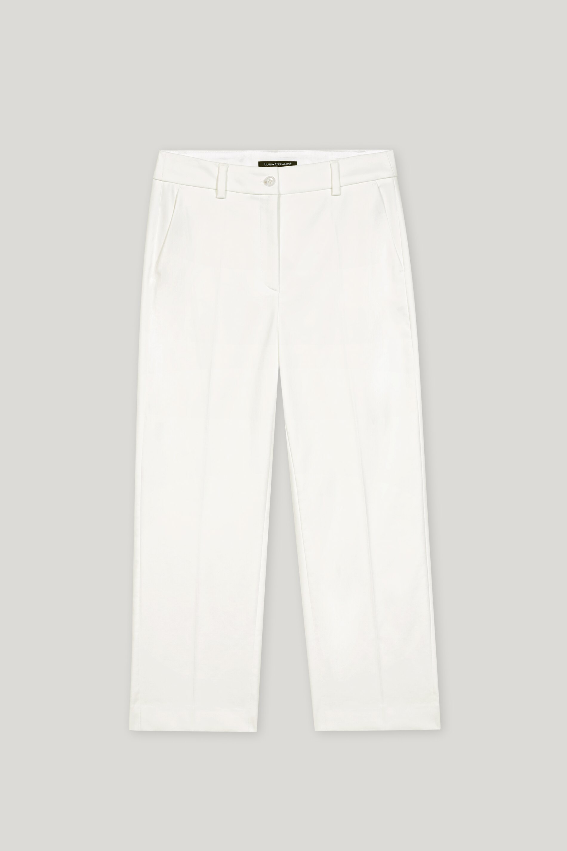 Luisa Cerano Stoffhose GABARDINE STRETCH - off white/weiss