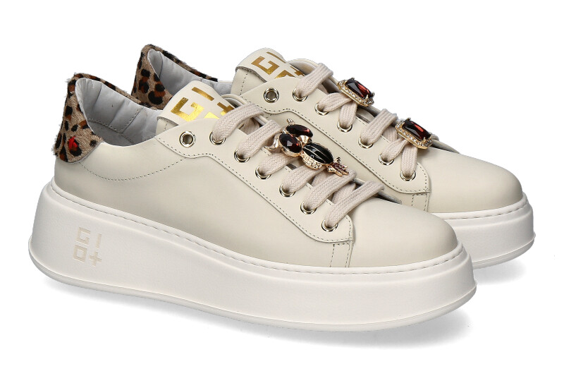 Gio+ Sneaker PIA106B LOEPARDINO LATTE- beige