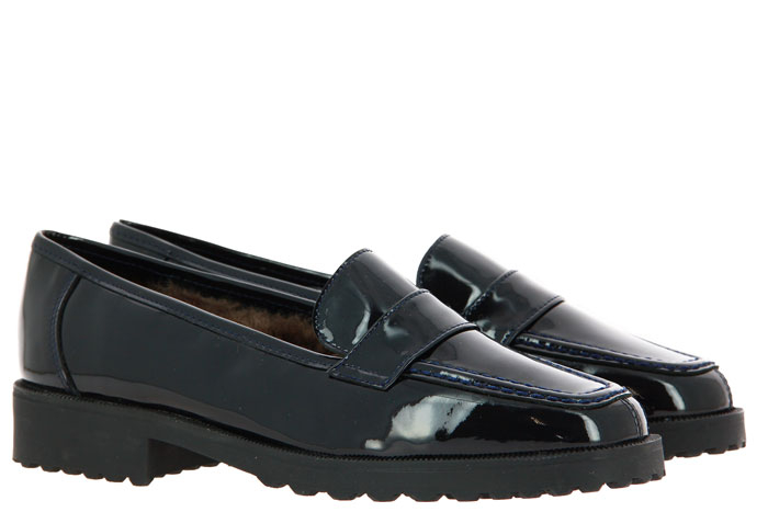Brunate Slipper gefüttert VERNICE BLU (40)