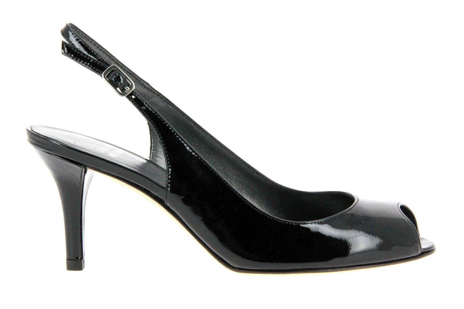 Stuart Weitzman Sandale SLINKY BLACK PATENT (38)