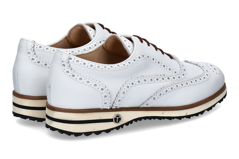 Tee Golf Shoes Damen- Golfschuh EVA VITELLO WP BIANCO (36)