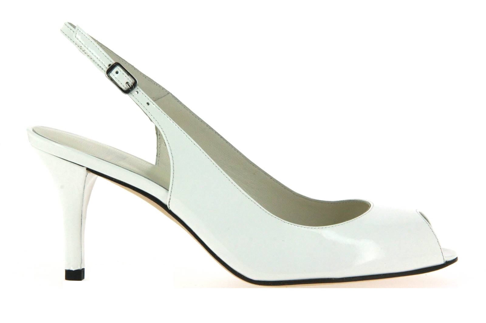 Stuart Weitzman Sandale SLINKY WHITE PATENT (38)