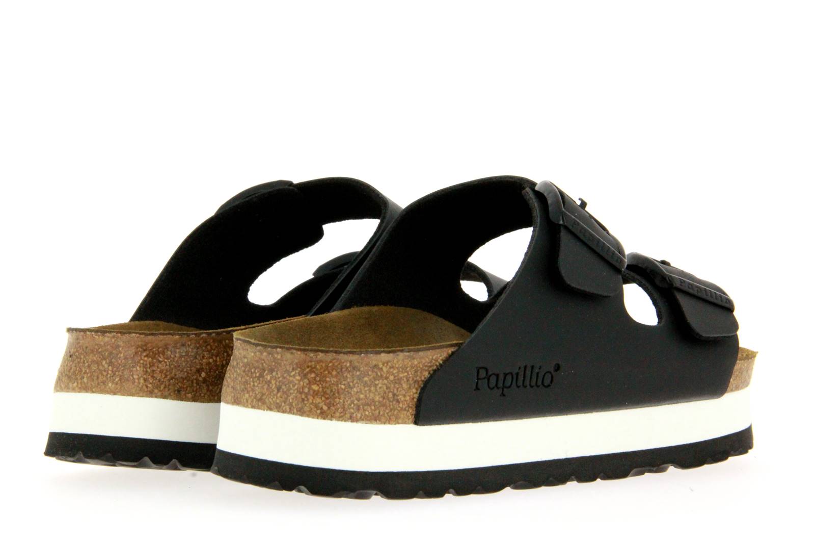 Papillio by Birkenstock Pantolette ARIZONA SCHMAL BIRKO-FLOR BLACK (40)