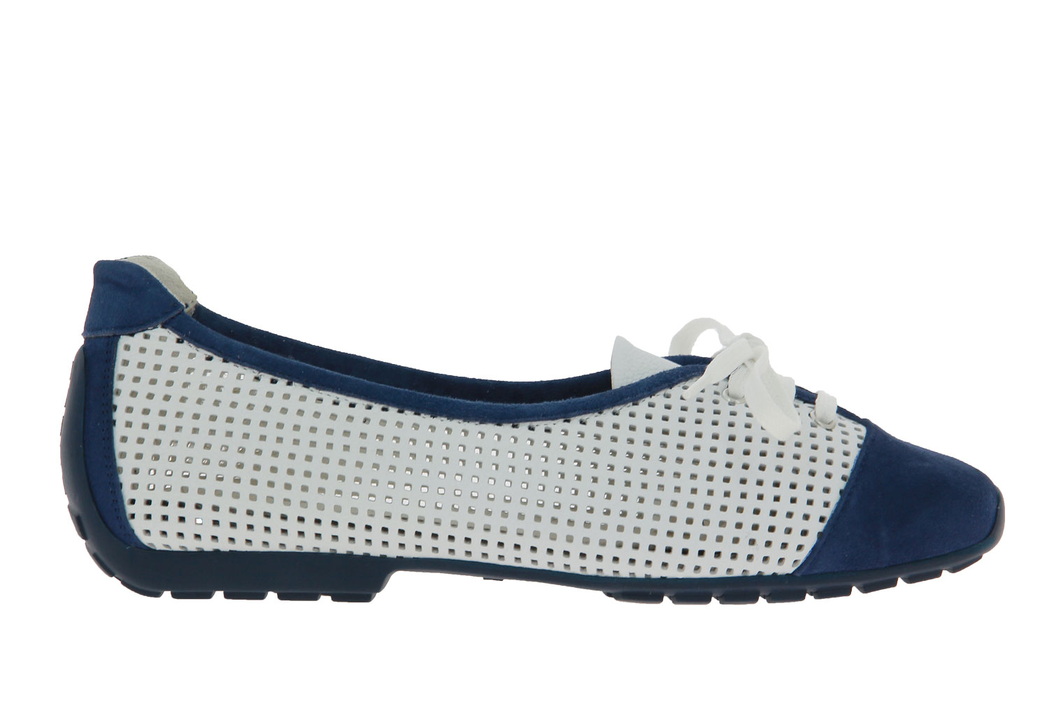 Mania Slipper CAMOSCIO BLUE NAPPA BIANCO (39½)