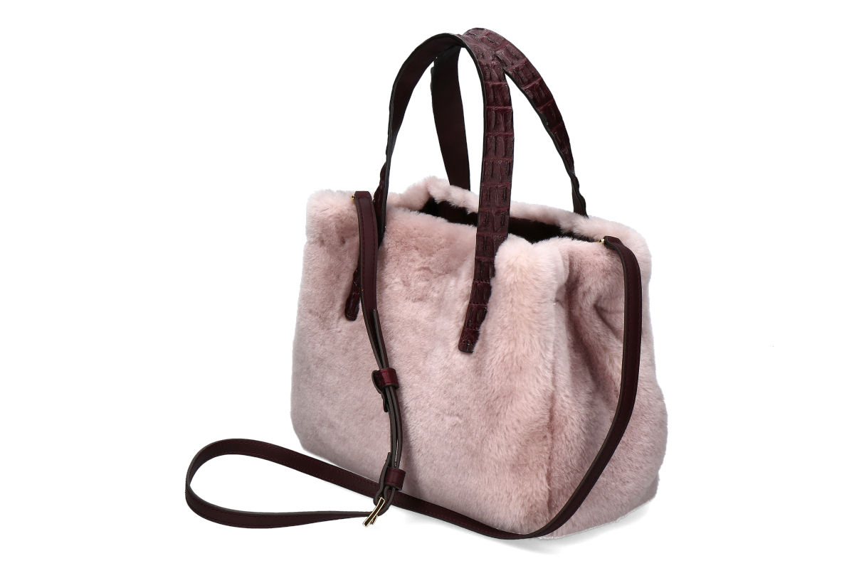Biagini Handtasche CAMELIA MEDIUM - furry rosa wine / rosé