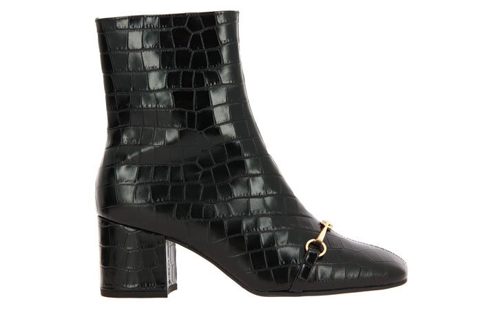 Högl Stiefelette BLACK CROCO PRINT (37 )