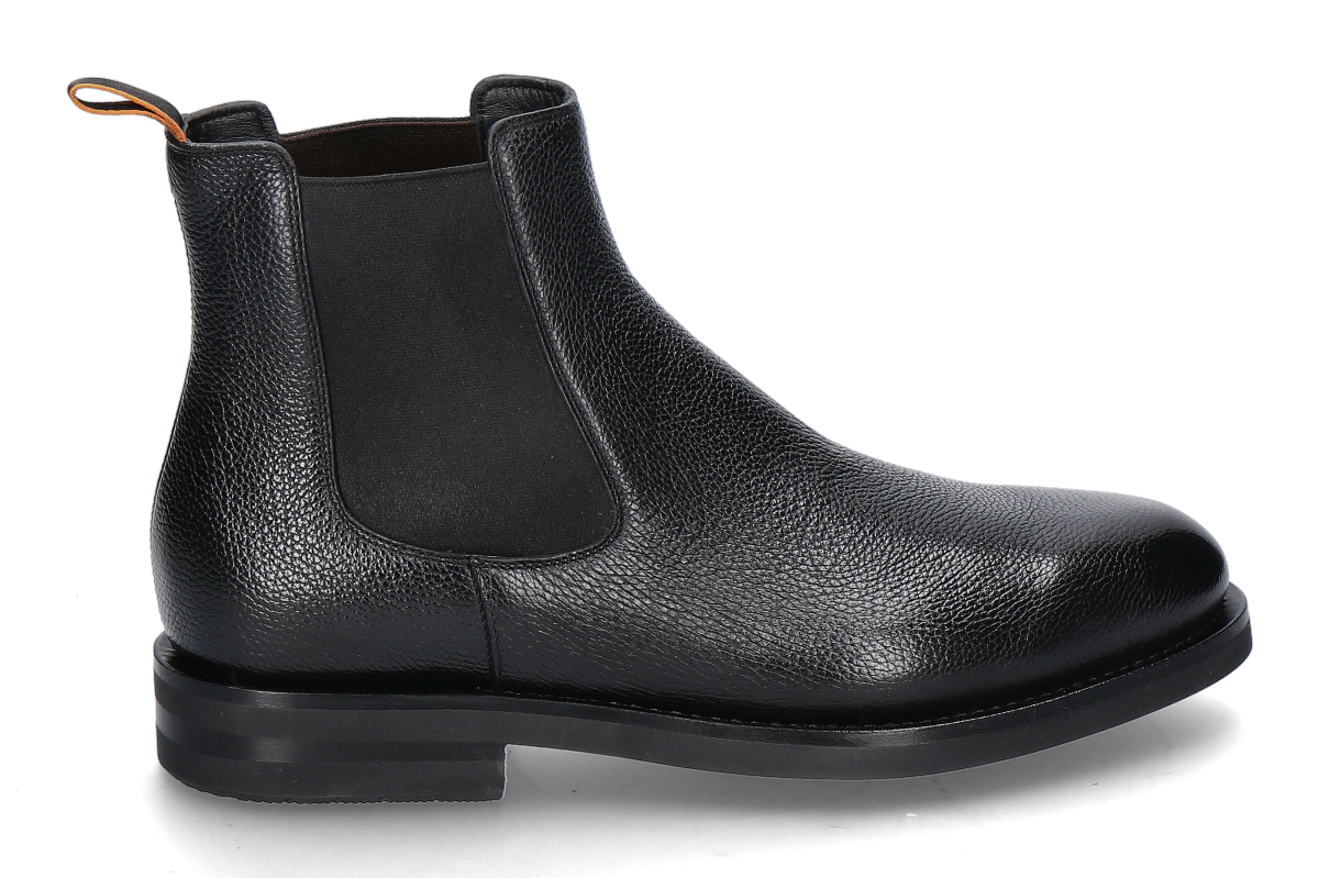 Santoni Herren-Chelsea Boot ENVER- black/ schwarz