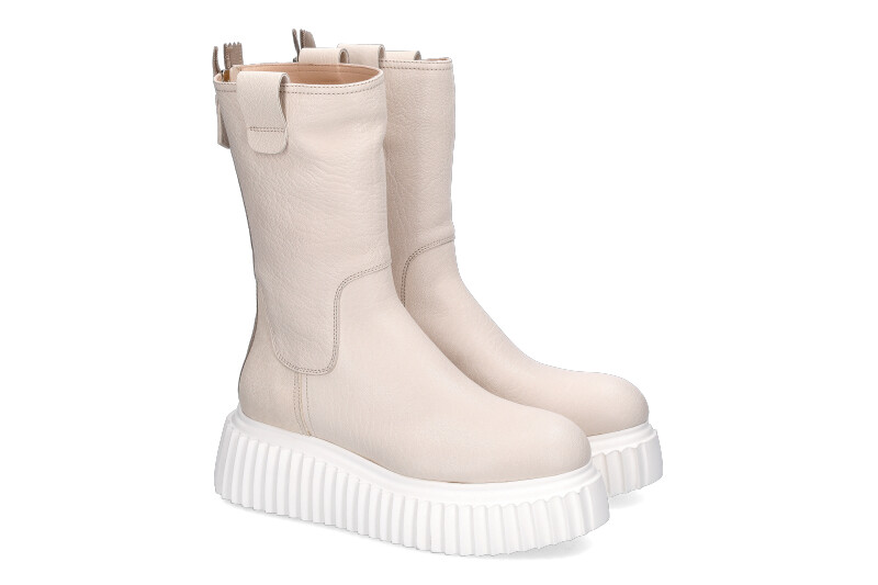 AGL Combat Boots MILAGROS NAPPA MILK CREAM