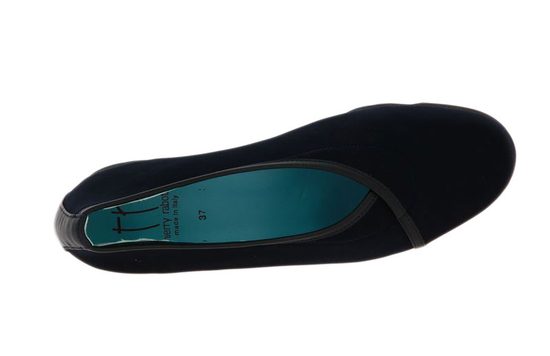 Thierry Rabotin Slipper DORCAS NAPPA NERO SETA BLU (41)