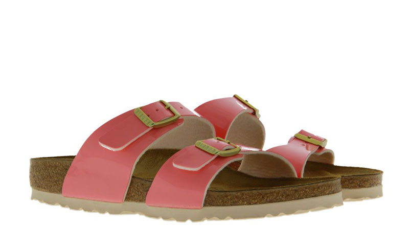 Birkenstock Pantoletten SYDNEY BS CREAM CORAL (41)