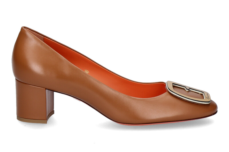 Santoni Pumps NAPPA COGNAC- hellbraun