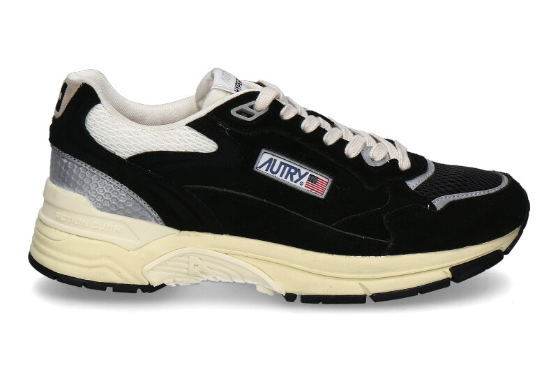 Autry Herren-Sneaker HYPERWAY UM07 MESH- schwarz/ silber 