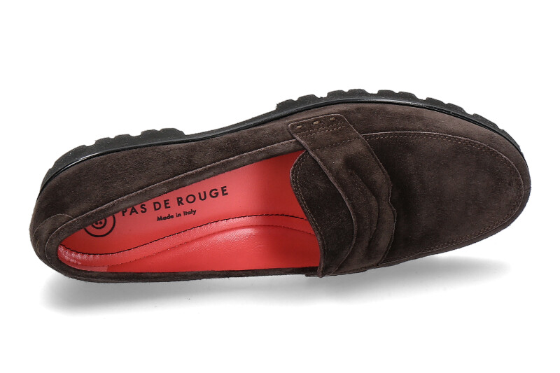 Pas de rouge Slipper MARTA CAMOSCIO CHOCOLAT (38½)