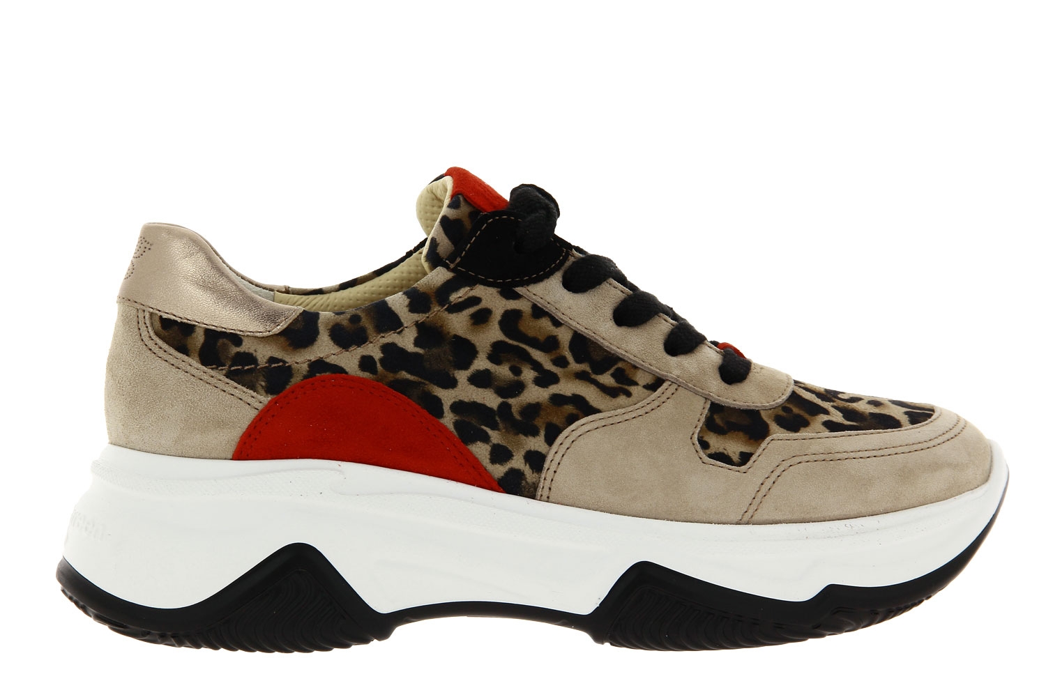 Paul Green Sneaker SAMTZIEGE LEOPARDINO SAHARA CAMEL (38)