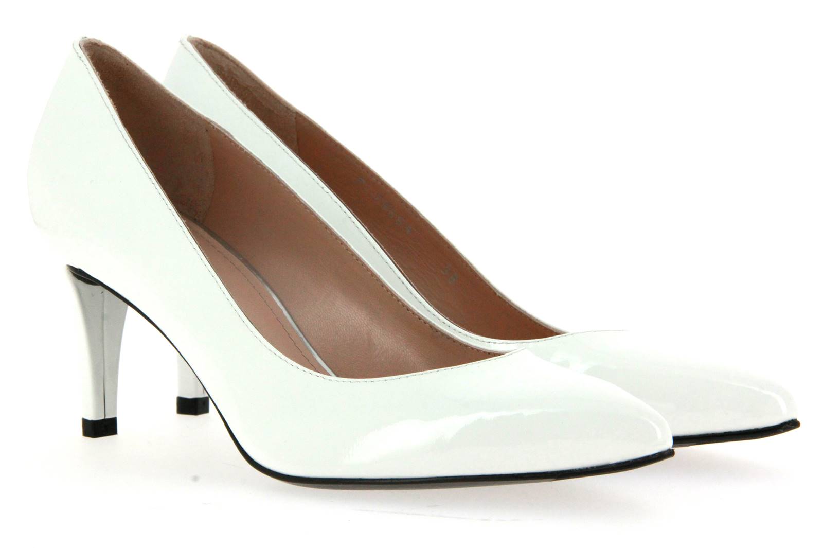 Stuart Weitzman Pumps NOVA WHITE PATENT (38½)