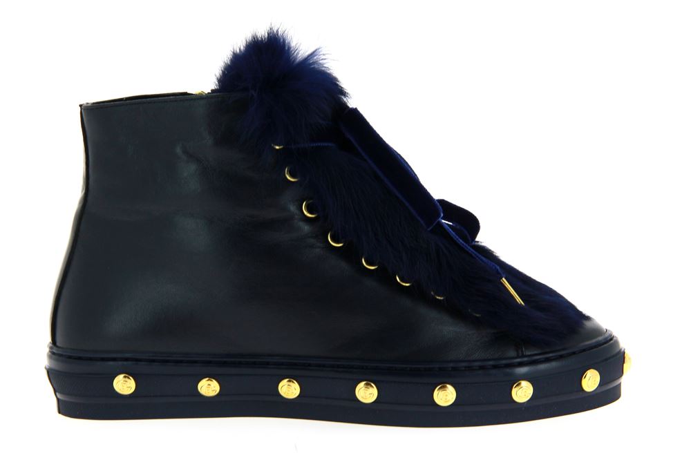 Baldinini gefüttert High-Sneaker DARK BLUE CALF (38½)