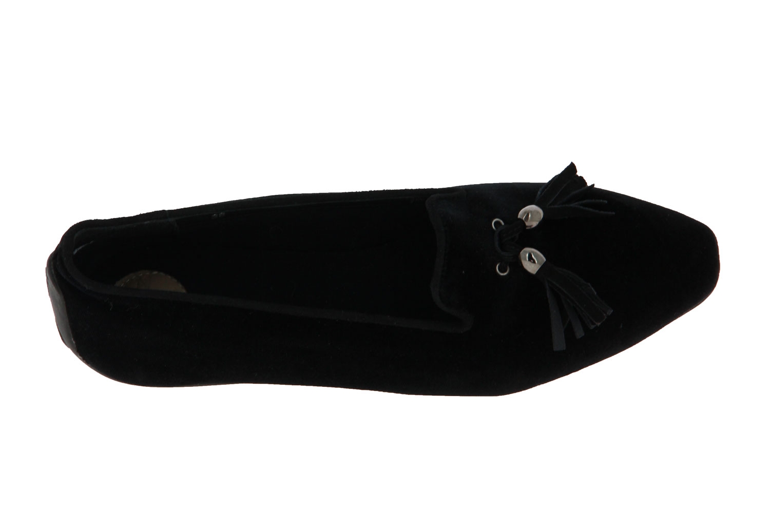 Mania Slipper VELLUTO NERO CAMOSCIO NERO (38)