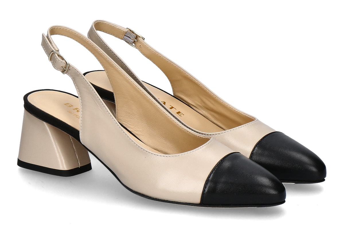 Brunate Slingpumps ELLI NAPPA- nero-moon/ schwarz-beige