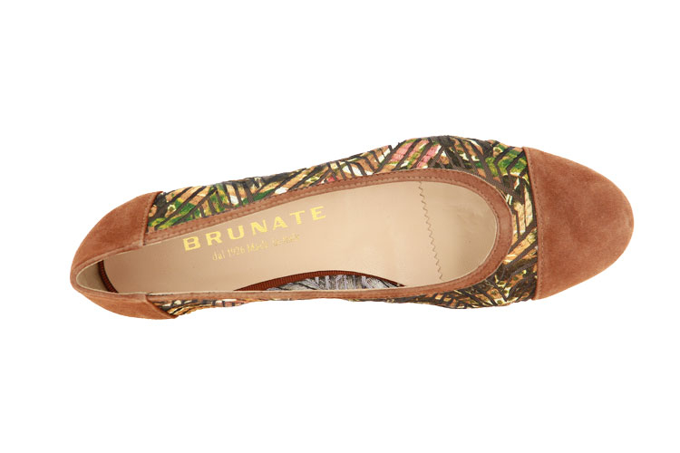 Brunate Ballerina CAMOSCIO BRANDY RETE SAFARI (37 )