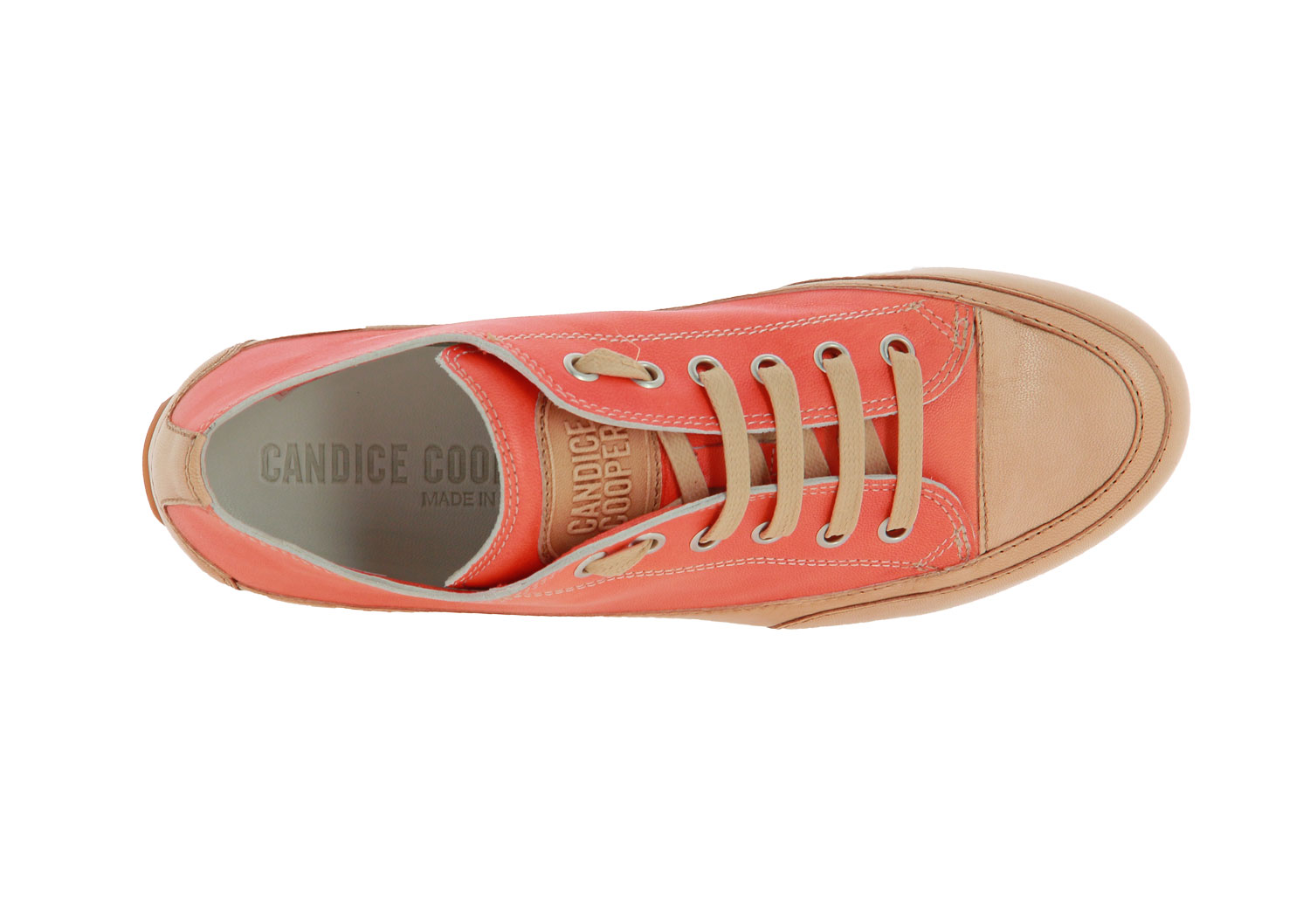 Candice Cooper Sneaker ROCK TAMPONATO ARANCIO BEIGE (38½)