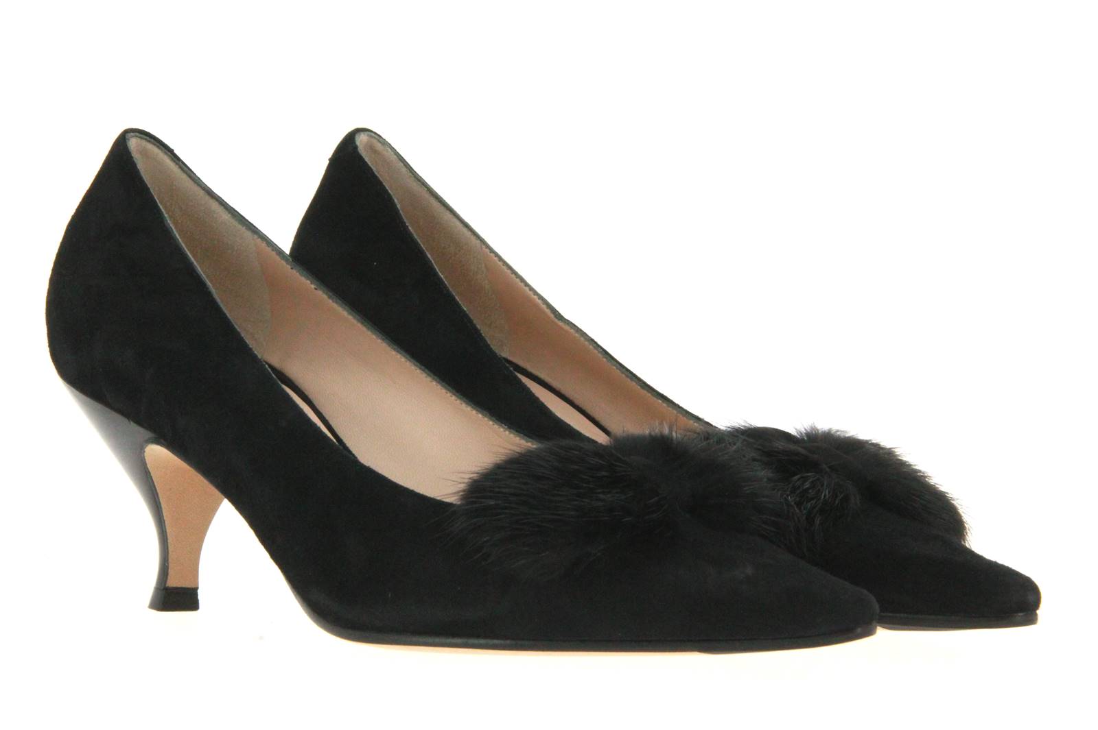 Unützer Pumps CAMOSCIO VELUKID NERO (37 )