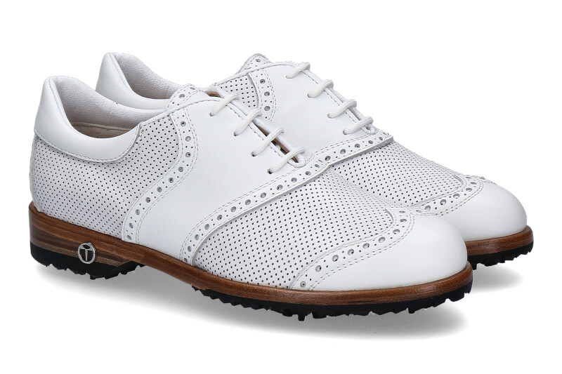 Tee Golf Shoes Damen- Golfschuh SUSY VITELLO BIANCO (40½)