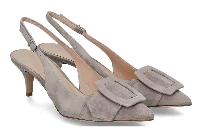 Unützer Slingpumps CAMOSCIO ELEPHANTE