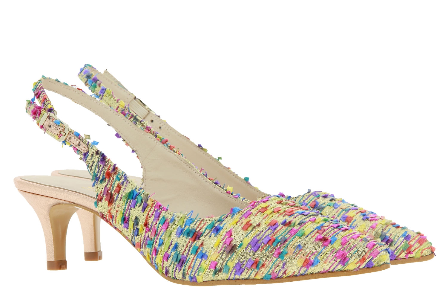 Lodi Slingpumps CREMA-TEX PARTY CAVA SOL NUDE (36½)