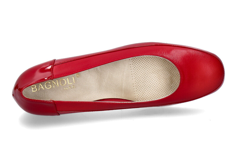 Bagnoli Slipper VERNICE ROSSO NAPPA ROSSO (38)