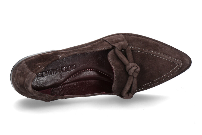 Pomme d'Or Slipper CAMOSCIO- coffee/dunkelbraun