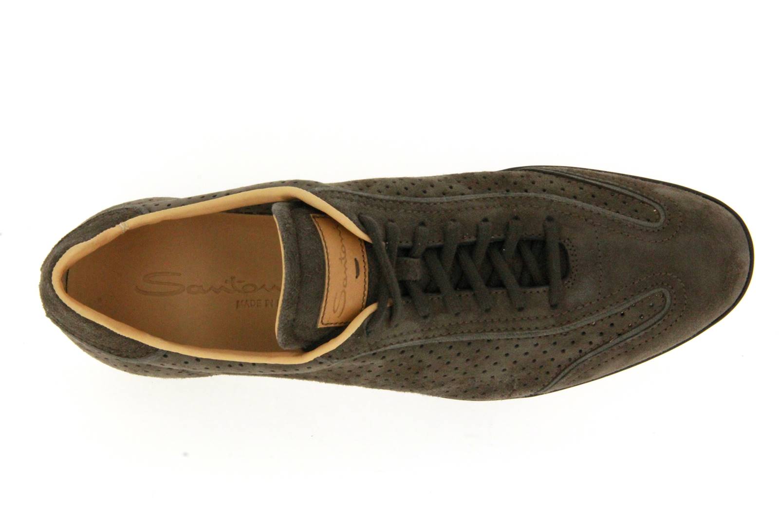 Santoni Schnürer VELOUR BRAUN (42½) Santoni Schnürer VELOUR BRAUN (42½)
