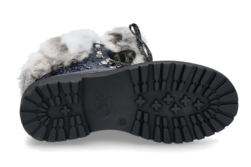 New Italia Shoes Stiefelette gefüttert REPTIL-OPTIK VEGAS (41)