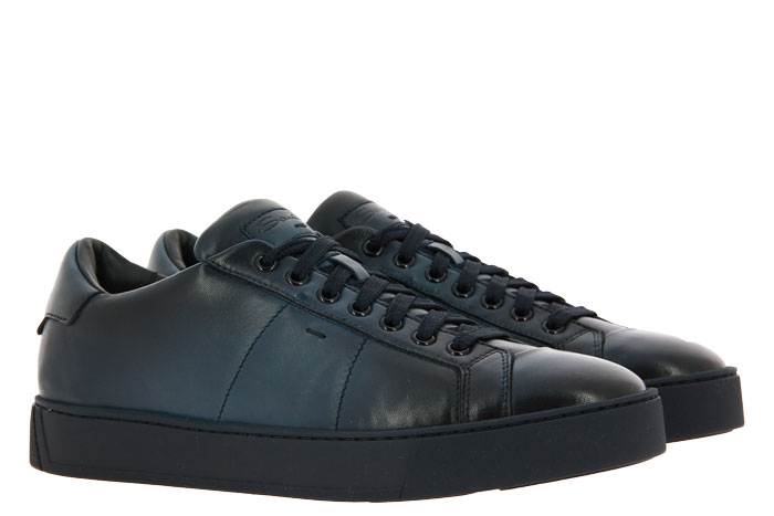 Santoni Sneaker NAPPA BLU (42)