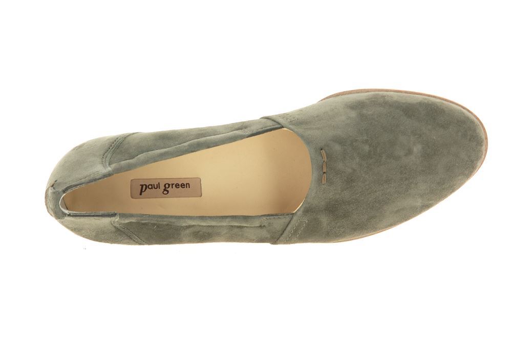 Paul Green Slipper SAMTZIEGE OLIV (38)