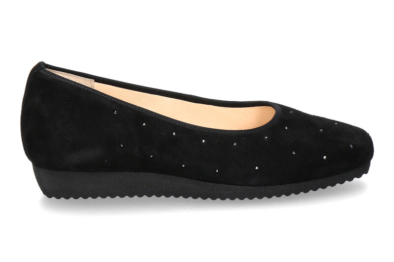 Hassia Slipper SANREMO SAMTZIEGE SCHWARZ (43) Hassia Slipper SANREMO SAMTZIEGE SCHWARZ (43)