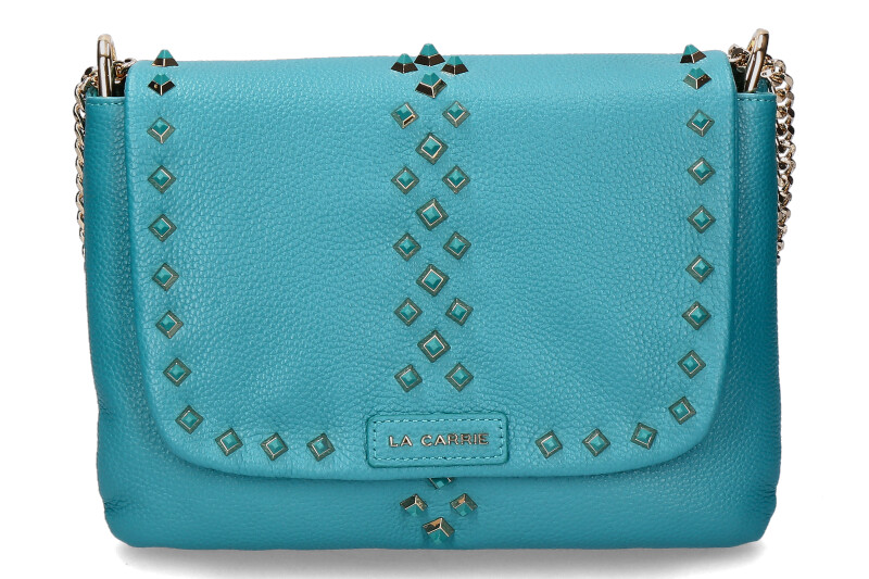 La Carrie Umhängetasche TUMBLED LEATHER MARINE La Carrie Umhängetasche TUMBLED LEATHER MARINE