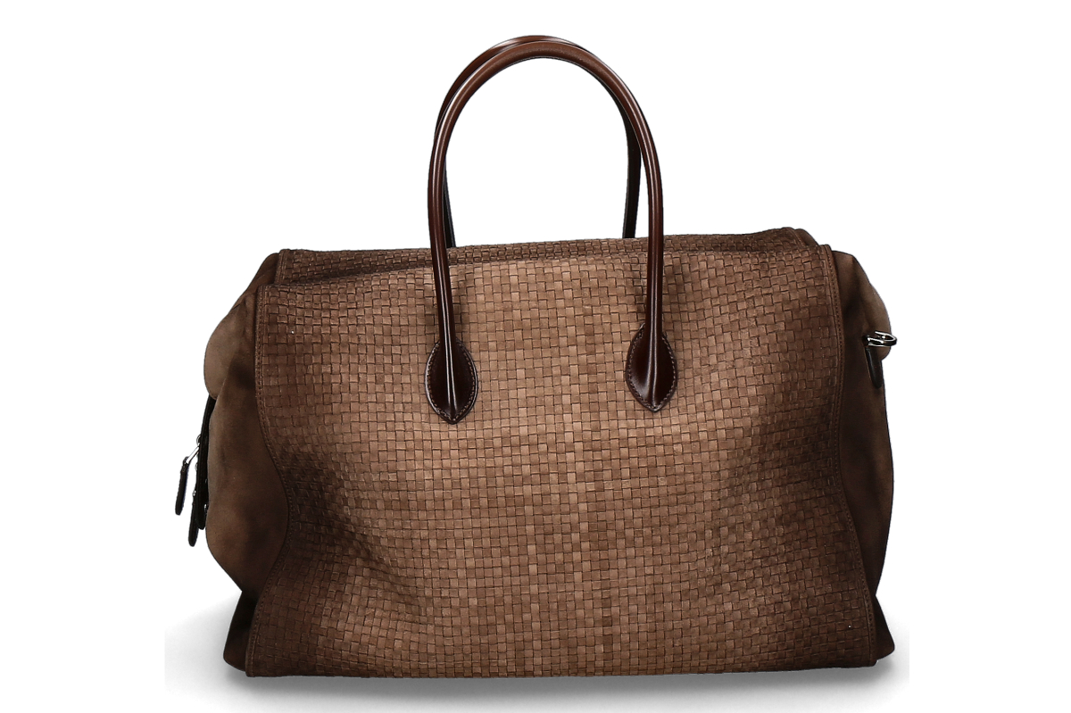 Santoni Herren- Weekender dunkelbraun