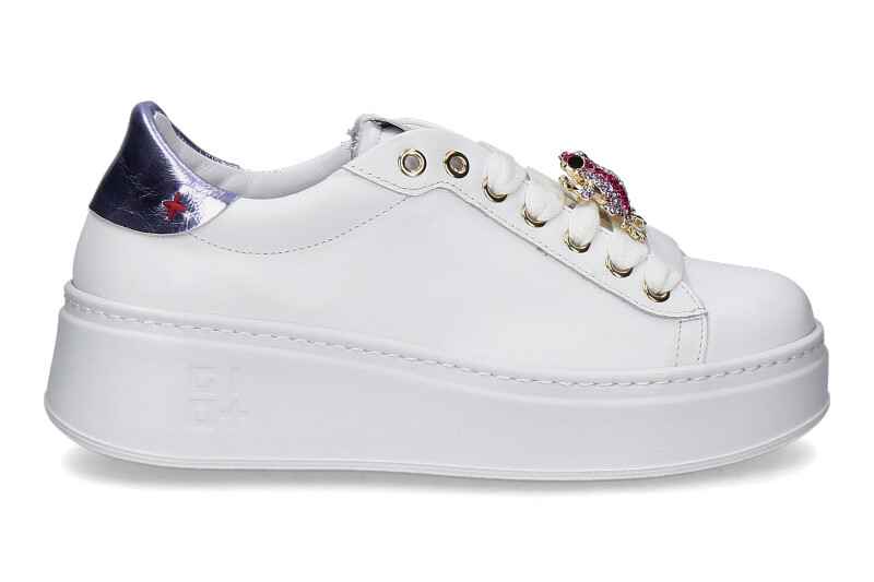 Gio+ Damen-Sneaker PIA306A COMBI- white/lila