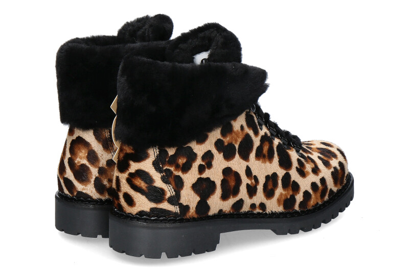 Oscar Sport Boots gefüttert KIRA LEOPARD (38)