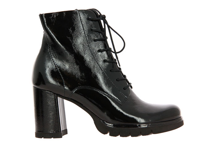 Paul Green Stiefelette KNAUTSCHLACK SCHWARZ (37 )
