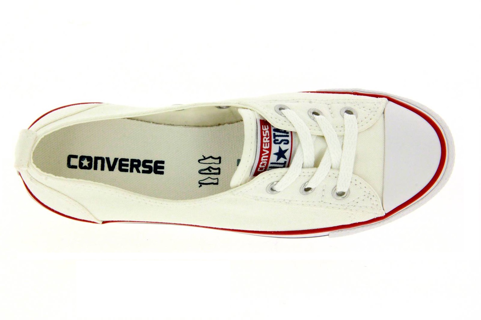 Converse ALL STAR Ballerina CT BALLET LACE SLIP WHITE (35½)