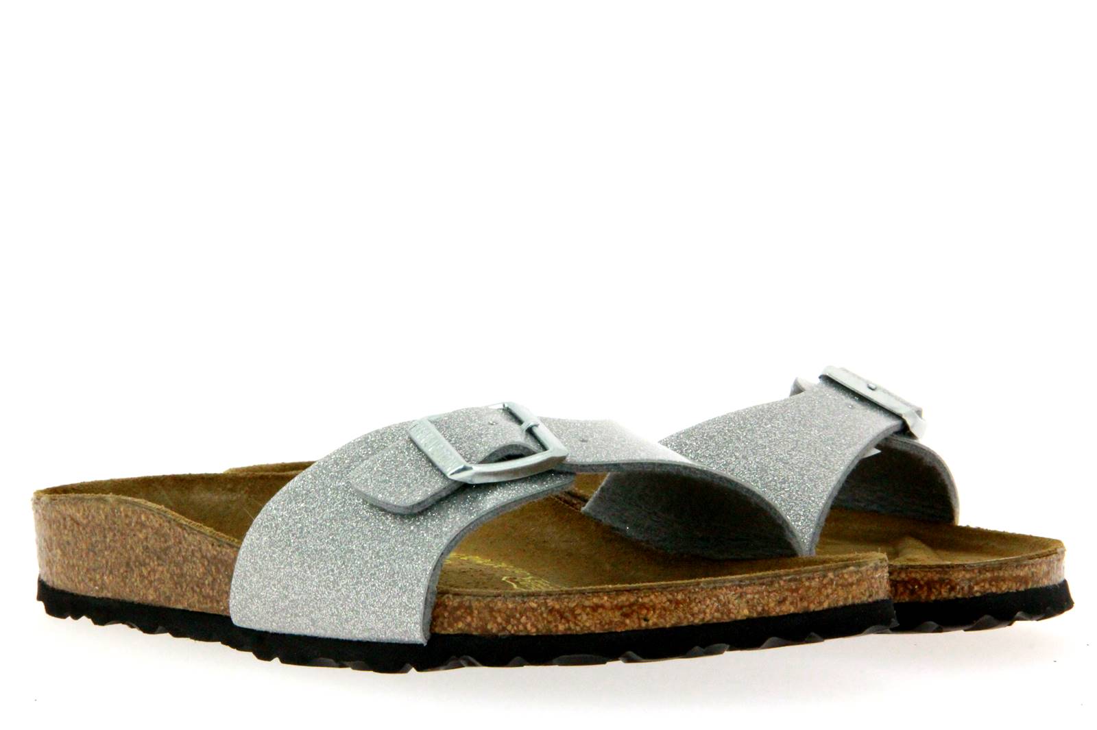 Birkenstock Pantolette MADRID SCHMAL MAGIC GALAXY SILVER (40)