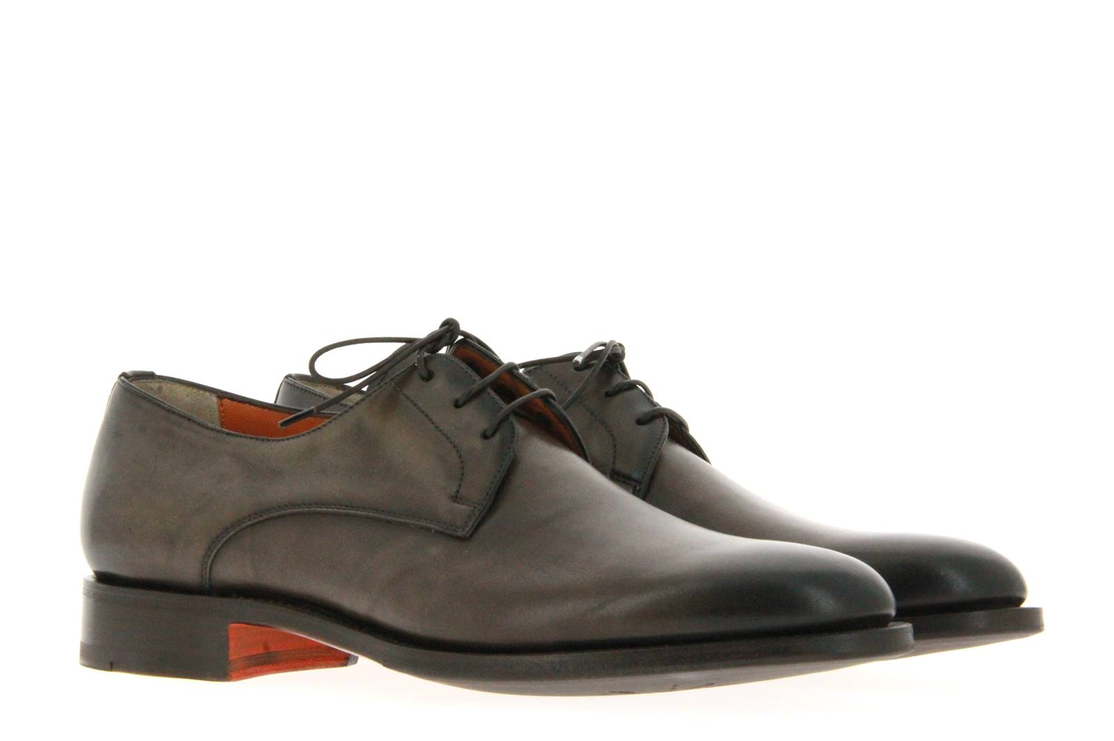 Santoni Schnürer NAPPA COFFEE (42½)
