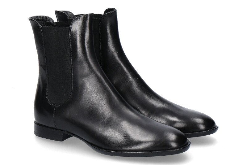 Attilio Giusti Leombruni Stiefelette GLATTLEDER SCHWARZ (39½) Attilio Giusti Leombruni Stiefelette GLATTLEDER SCHWARZ (39½)