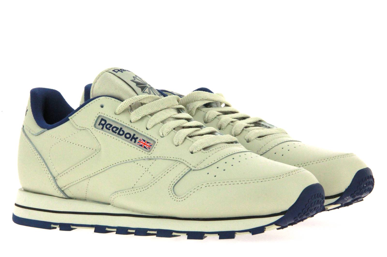 Reebok Sneaker CLASSIC CL LEATHER ECRU NAVY (45)