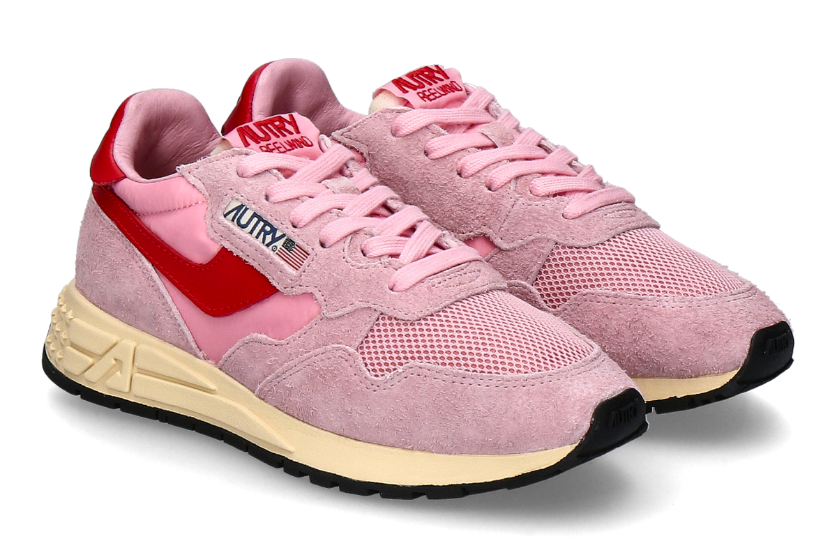 Autry Damen- Sneaker REELWIND LOW UT57- rot/ pink