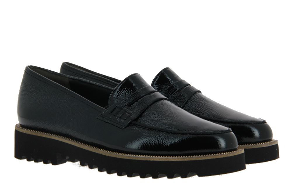 Paul Green Slipper KNAUTSCHLACK SCHWARZ (40)