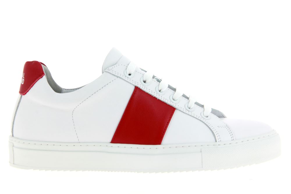 National Standard Sneaker WHITE RED BAND (42)