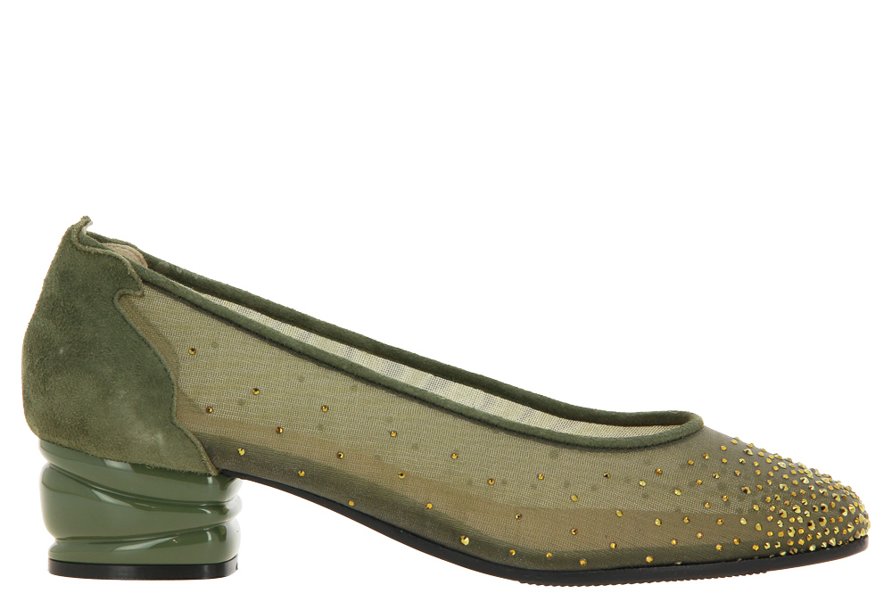 Fernando Pensato Pumps GRACE MILITARE CAMOSCIO KAKY